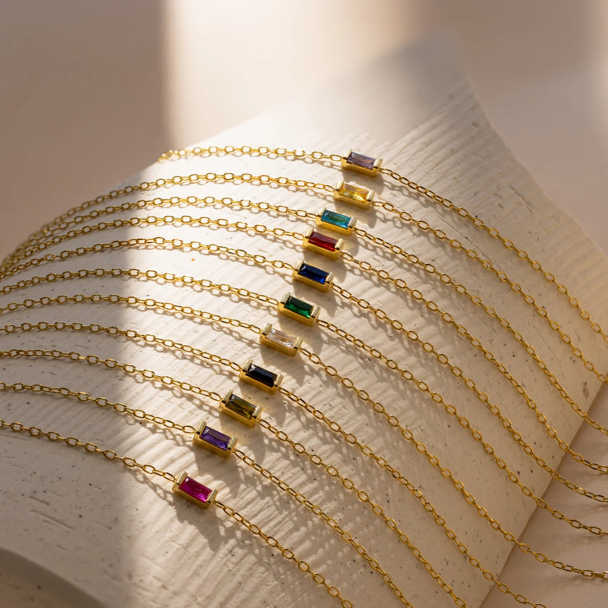Lunetta Birthstone Whisper Necklace