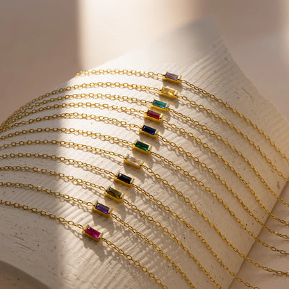 Lunetta Birthstone Whisper Necklace
