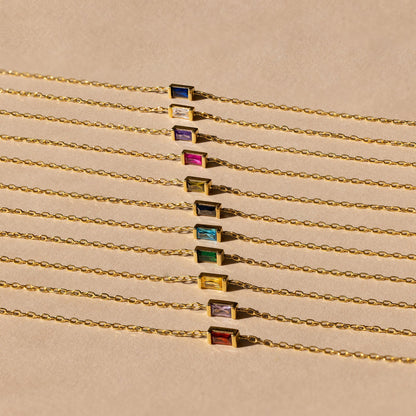 Lunetta Birthstone Whisper Necklace