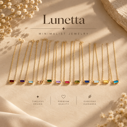 Lunetta Birthstone Whisper Necklace