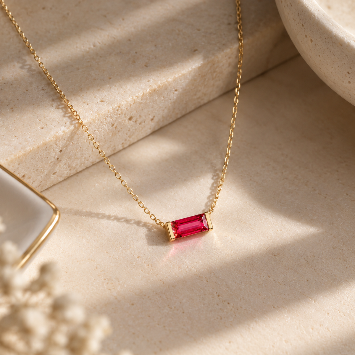 Lunetta Birthstone Whisper Necklace