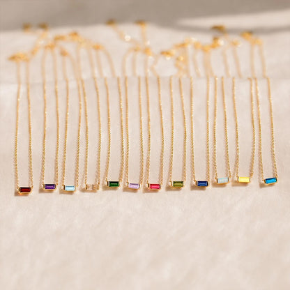 Lunetta Birthstone Whisper Necklace